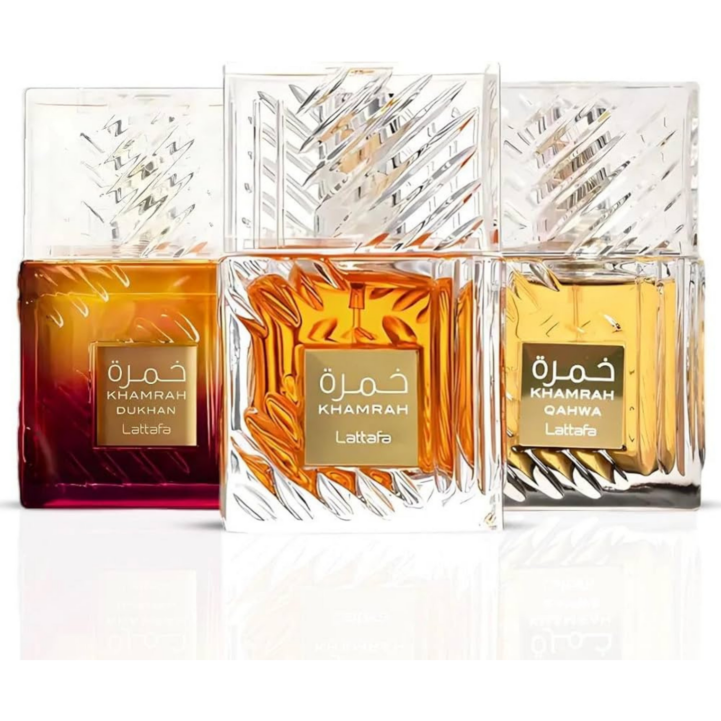 The Khamrah Discovery Set | Dilettante eScentials Decants